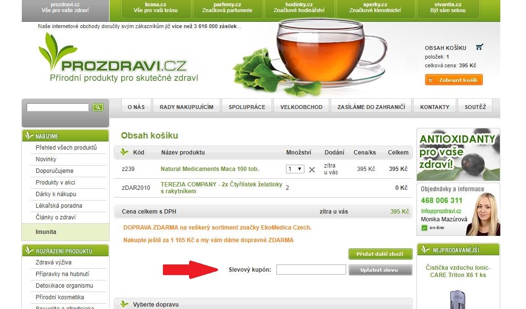 Obrázok portálu Pre zdravie, kde môžete uplatniť zľavy