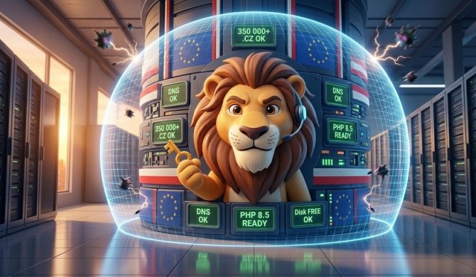 Zabezpečenie webu s WEDOS Protection a bezplatn&eacute; z&aacute;lohovanie d&aacute;t na VEDOS Disk FREE. Chr&aacute;ňte svoje str&aacute;nky pred DDoS &uacute;tokmi a majte svoje d&aacute;ta v bezpeč&iacute; vďaka automatick&eacute;mu ukladaniu k&oacute;pi&iacute; webu a datab&aacute;z.