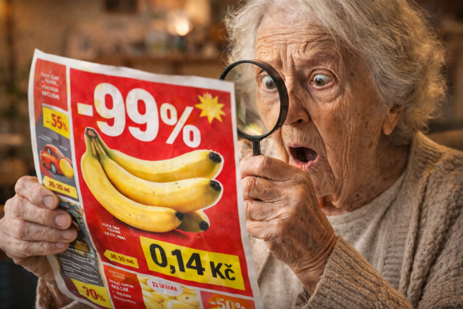 Falo&scaron;n&aacute; zľava na ban&aacute;ny