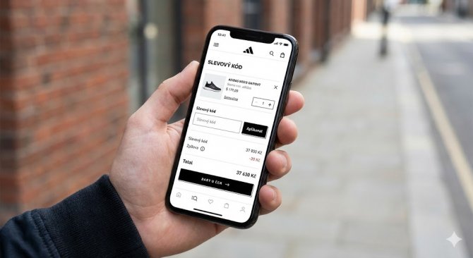 N&aacute;vod, ako spr&aacute;vne vložiť zľavov&yacute; k&oacute;d v n&aacute;kupnom ko&scaron;&iacute;ku Adidas pre okamžit&eacute; zn&iacute;ženie ceny